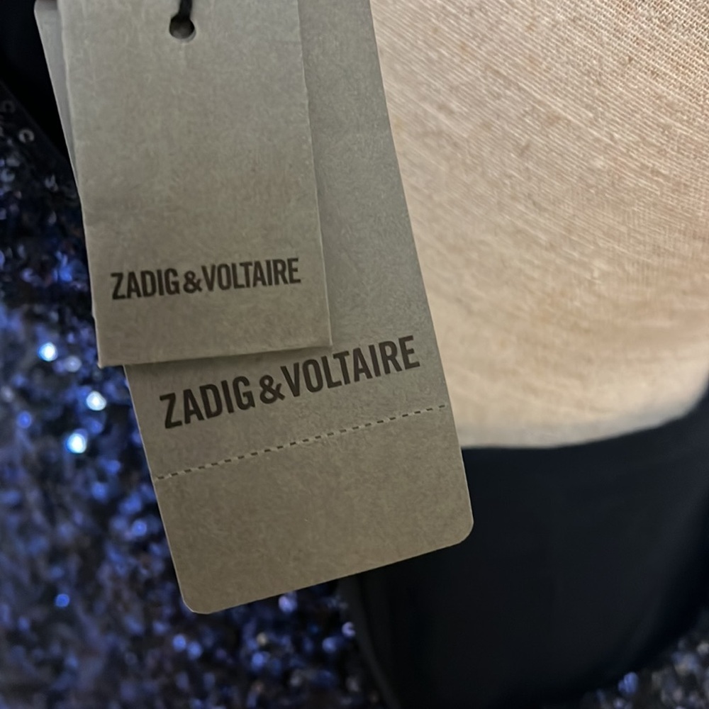 Zadig & Voltaire navy sequin dress size XS - Picture 12 of 15